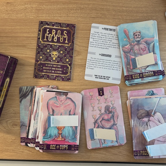 Eros (erotic) Tarot Deck by Chain Assembly - Picture 5 of 6
